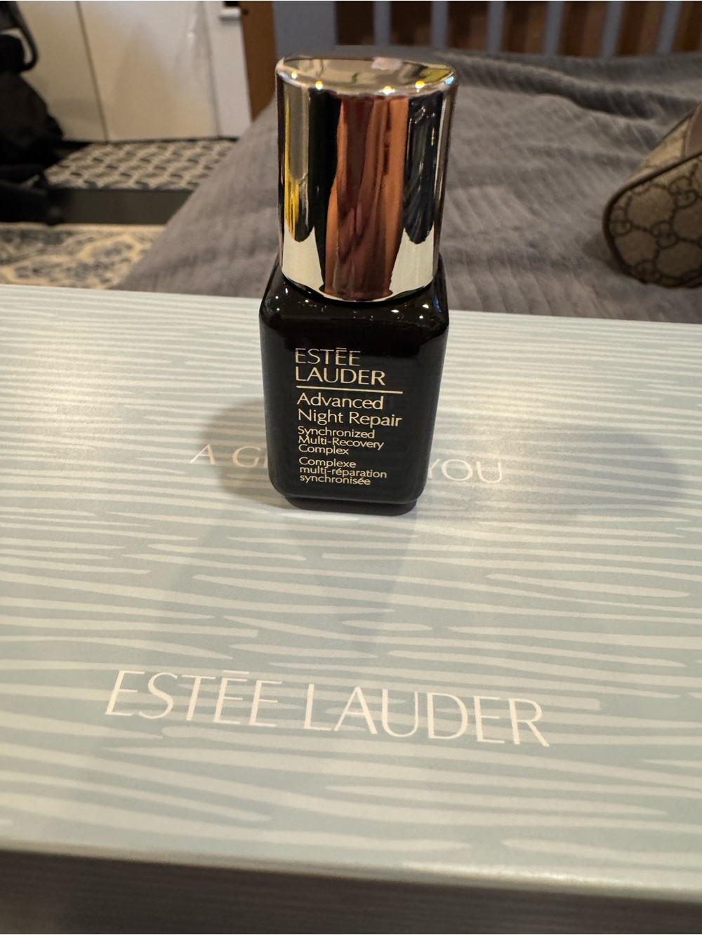 Estée Lauder Advanced Night Repair Serum - Brown Bottle with Gold Cap .23 fl ouc